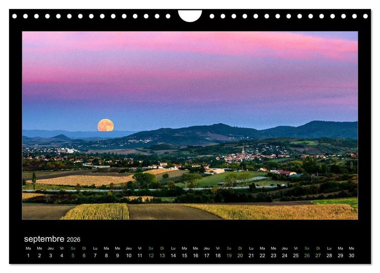 Produktbild: L'Auvergne est belle (Calendrier mural 2026 DIN A4 vertical), CALVENDO calendrier mensuel