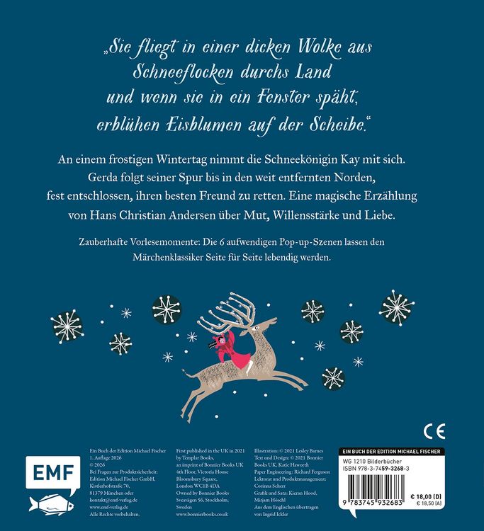 Produktbild: Die Schneek&ouml;nigin &ndash; Zauberhaftes Pop-up M&auml;rchenbuch