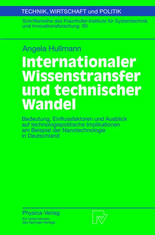 Produktbild: Internationaler Wissenstransfer und Technischer Wandel