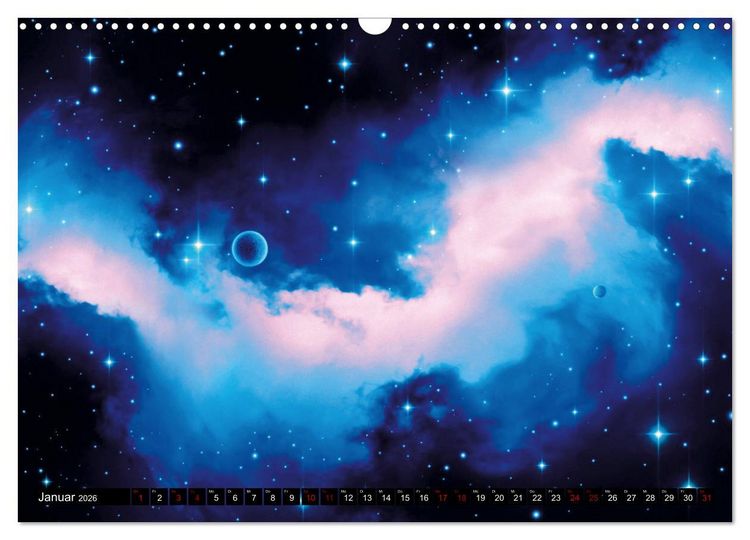 Produktbild: Sternenwelten (Wandkalender 2026 DIN A3 quer), CALVENDO Monatskalender