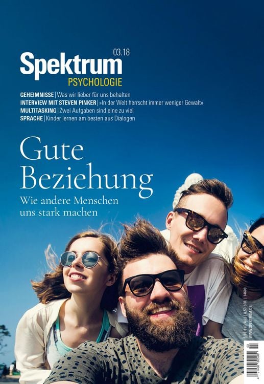 Produktbild: Spektrum Psychologie 3/2018 - Gute Beziehung
