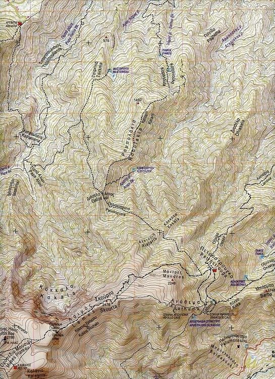 Produktbild: Olymp / Mt Olympus 1 : 25 000