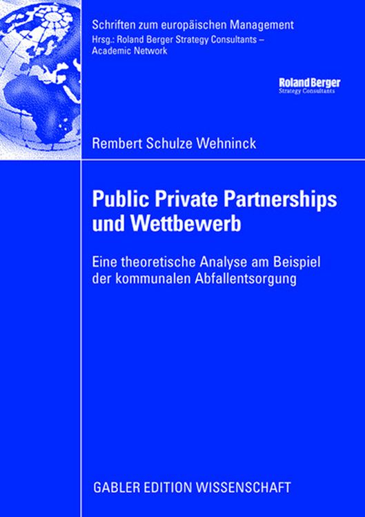 Produktbild: Public Private Partnerships und Wettbewerb