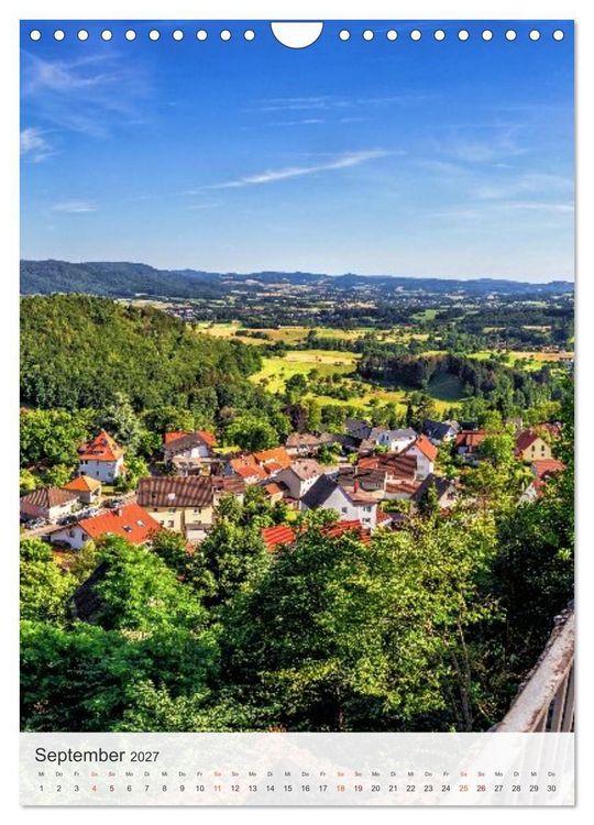Produktbild: Lindenfels im Odenwald (Wandkalender 2027 DIN A4 hoch), CALVENDO Monatskalender