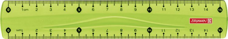 Produktbild: Brunnen Lineal 15cm kiwi