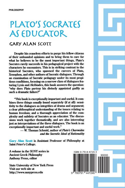 Produktbild: Plato's Socrates as Educator