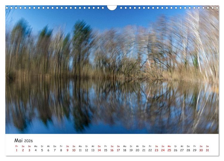 Produktbild: Abstrakte Naturerlebnisse - ICM (Intentional Camera Movement) Fotografie (Wandkalender 2026 DIN A3 quer), CALVENDO Monatskalender