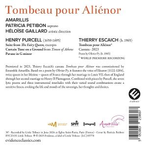 Produktbild: Tombeau pour Ali'nor (Escaich &uacute; Purcell)