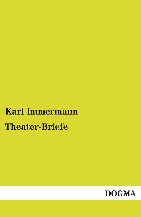 Produktbild: Theater-Briefe