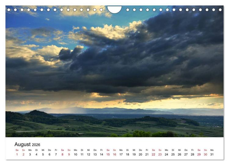 Produktbild: Impressionen vom Kaiserstuhl (Wandkalender 2026 DIN A4 quer), CALVENDO Monatskalender