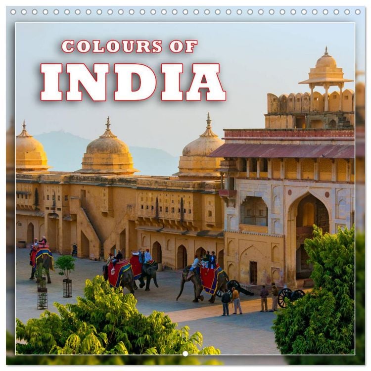 Produktbild: COLOURS OF INDIA (Wall Calendar 2026 12 &times; 12 Inch) CALVENDO 12 Month Wall Calendar