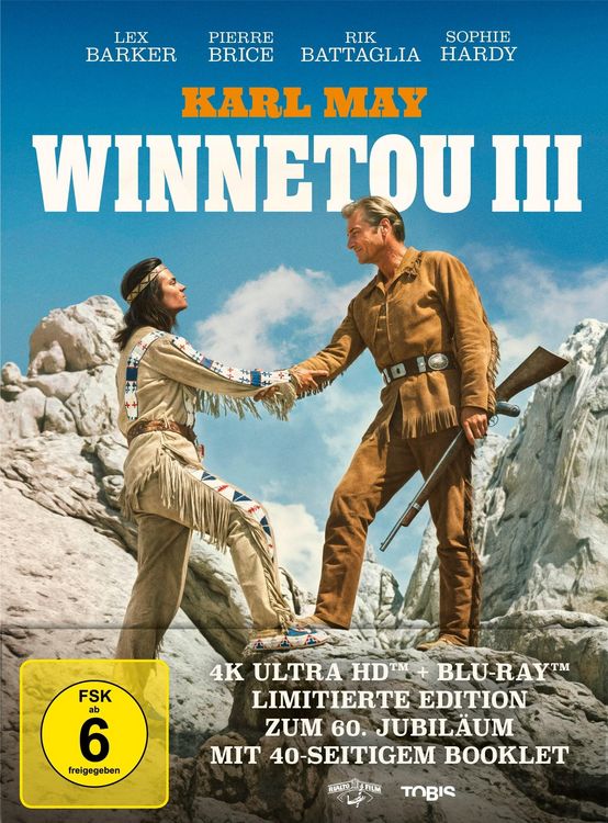 Produktbild: Winnetou 3 - Mediabook - LImited Edtion (4K Ultra HD) (+ Blu-ray)