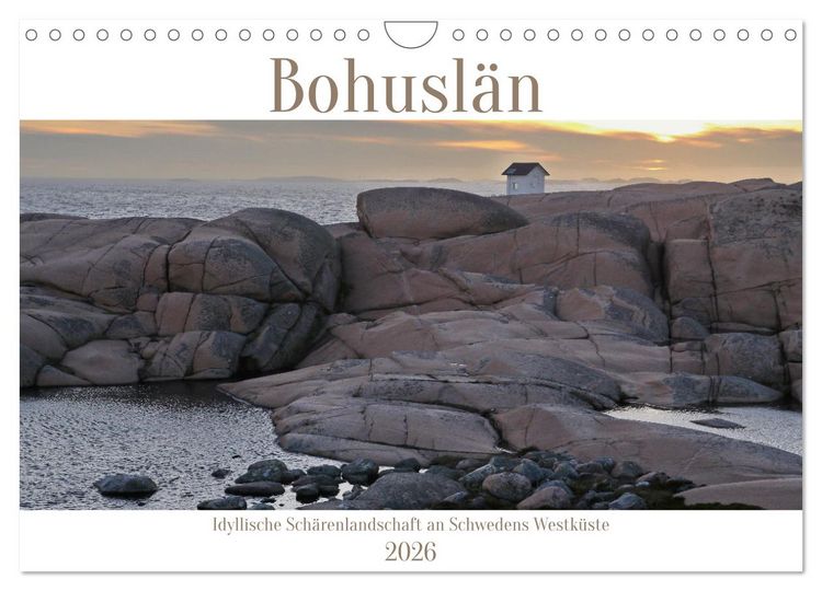 Produktbild: Bohusl&auml;n - Idyllische Sch&auml;renlandschaft an Schwedens Westk&uuml;ste (Wandkalender 2026 DIN A4 quer), CALVENDO Monatskalender