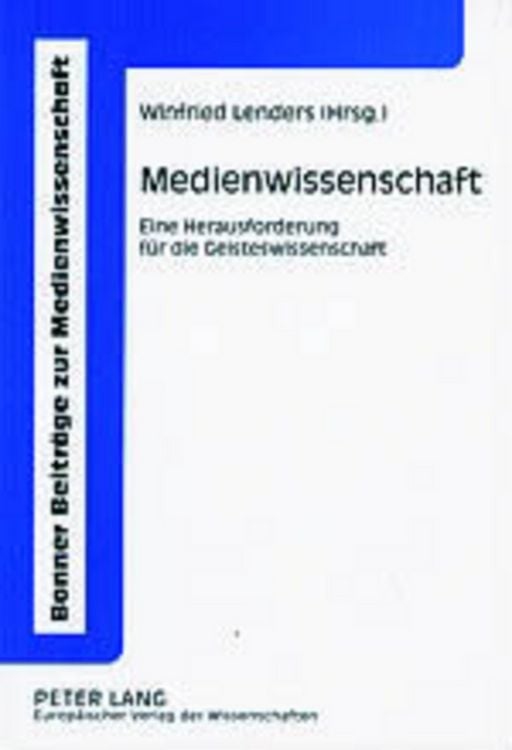 Produktbild: Medienwissenschaft