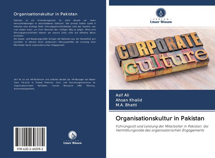 Produktbild: Organisationskultur in Pakistan