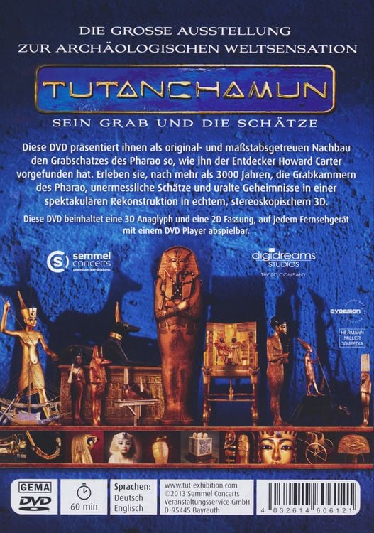 Produktbild: Tutanchamun - Sein Grab und seine Sch&auml;tze (inkl. anaglyphe 3D-Version) (+ 2 3D-Brillen)
