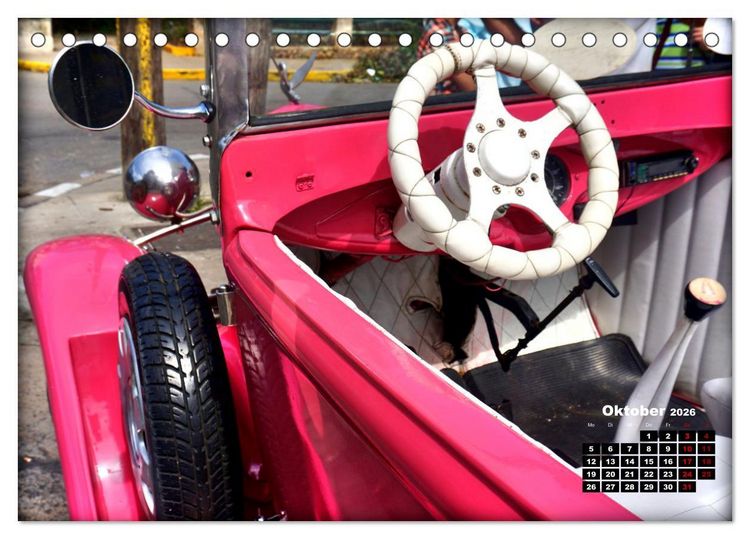 Produktbild: Pink Lady - Ford Modell A in Havanna (Tischkalender 2026 DIN A5 quer), CALVENDO Monatskalender