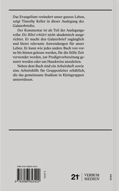 Produktbild: Galater | Kommentar (Die Bibel erkl&auml;rt)