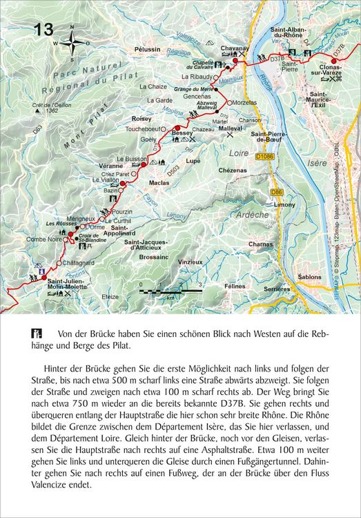 Produktbild: Frankreich: Jakobsweg Via Gebennensis von Genf nach Le Puy-en-Velay