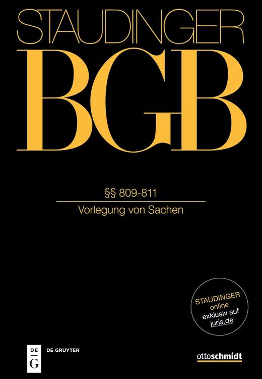 Produktbild: &sect;&sect; 809-811