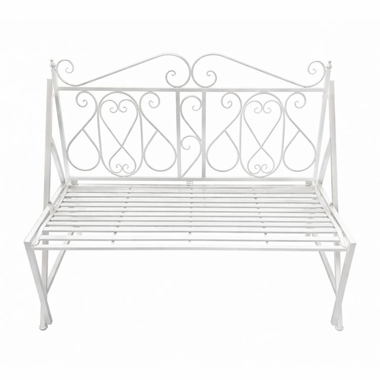 Produktbild: HTI-Living Gartenbank Solea Eisen Wei&szlig; Gartenbank Solea Eisen Wei&szlig;
