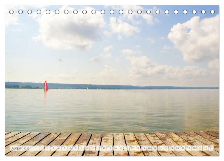 Produktbild: Wundersch&ouml;nes Oberbayern (Tischkalender 2026 DIN A5 quer), CALVENDO Monatskalender