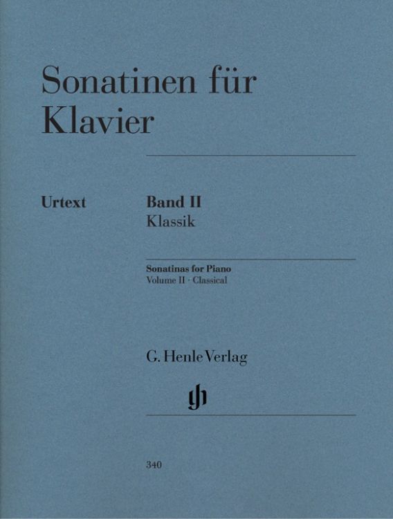 Produktbild: Klaviermusik (Auswahlband) - Sonatinen für Klavier – Band II, Klassik