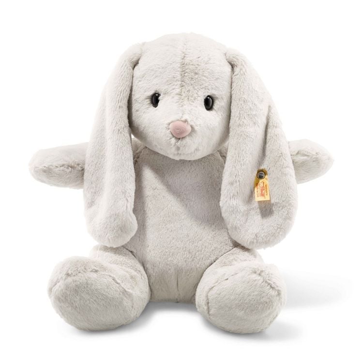 Produktbild: Steiff 080487 - Hoppie Hase, hellgrau, Pl&uuml;sch, 38 cm