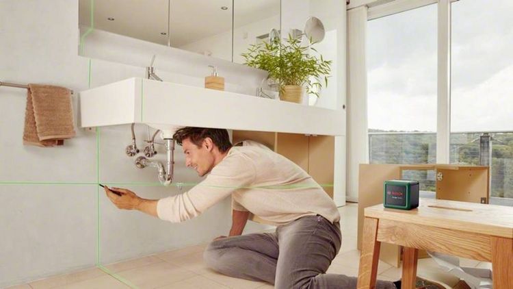 Produktbild: Bosch Home and Garden Quigo Green Set Kreuzlinienlaser