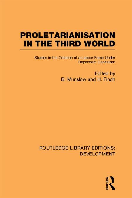 Produktbild: Proletarianisation in the Third World