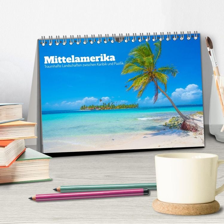Produktbild: Mittelamerika - Traumhafte Landschaften zwischen Karibik und Pazifik (Tischkalender 2026 DIN A5 quer), CALVENDO Monatskalender