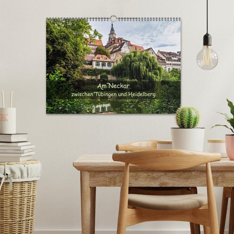 Produktbild: Am Neckar zwischen T&uuml;bingen und Heidelberg (Wandkalender 2026 DIN A3 quer), CALVENDO Monatskalender