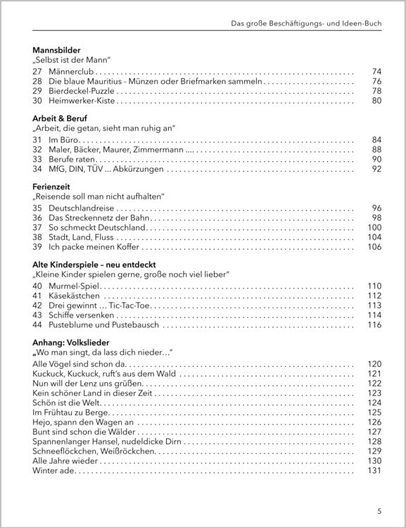 Produktbild: Das gro&szlig;e Besch&auml;ftigungsbuch f&uuml;r Menschen mit Demenz. Ideen, Spiele, Besch&auml;ftigungen f&uuml;r Senioren mit Demenz. Ratgeber.