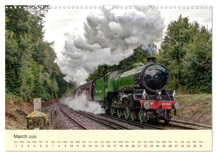 Produktbild: Steam Landscape (Wall Calendar 2026 DIN A3 landscape), CALVENDO 12 Month Wall Calendar