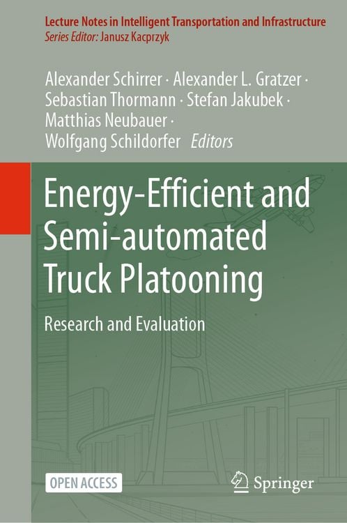 Produktbild: Energy-Efficient and Semi-automated Truck Platooning