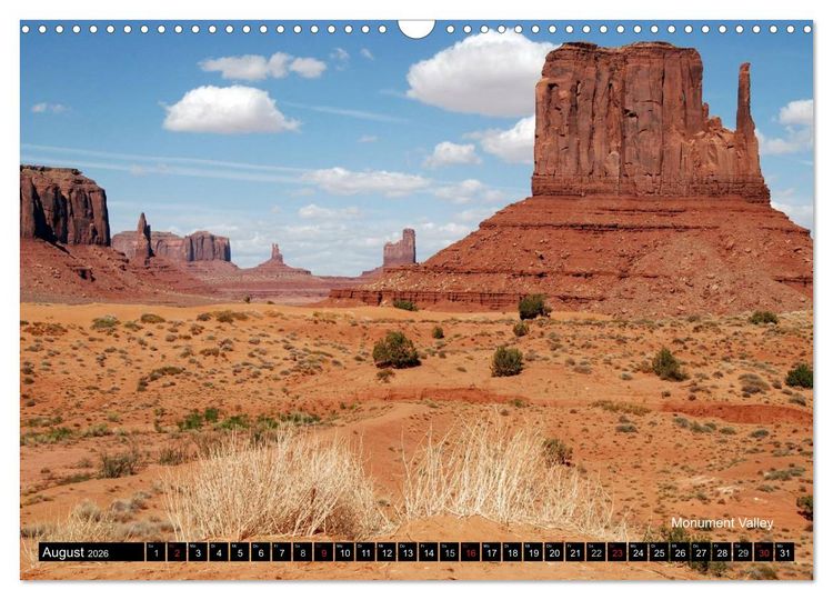 Produktbild: USA - Naturlandschaften des Wilden Westens (Wandkalender 2026 DIN A3 quer), CALVENDO Monatskalender