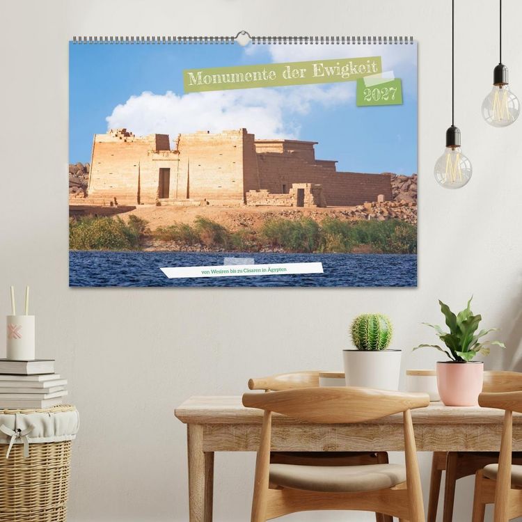 Produktbild: Monumente der Ewigkeit - von Wesiren bis zu C&auml;saren in &Auml;gypten (Wandkalender 2027 DIN A2 quer), CALVENDO Monatskalender