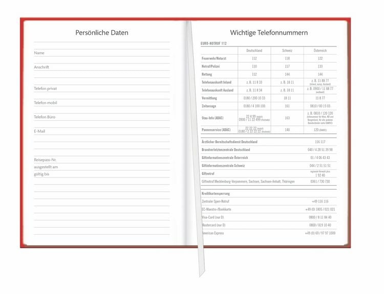 Produktbild: Kalenderbuch A6 koralle 2027
