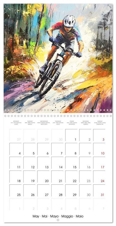 Produktbild: Canvas of Olympic Champions (Wall Calendar 2026 12 &times; 12 Inch) CALVENDO 12 Month Wall Calendar