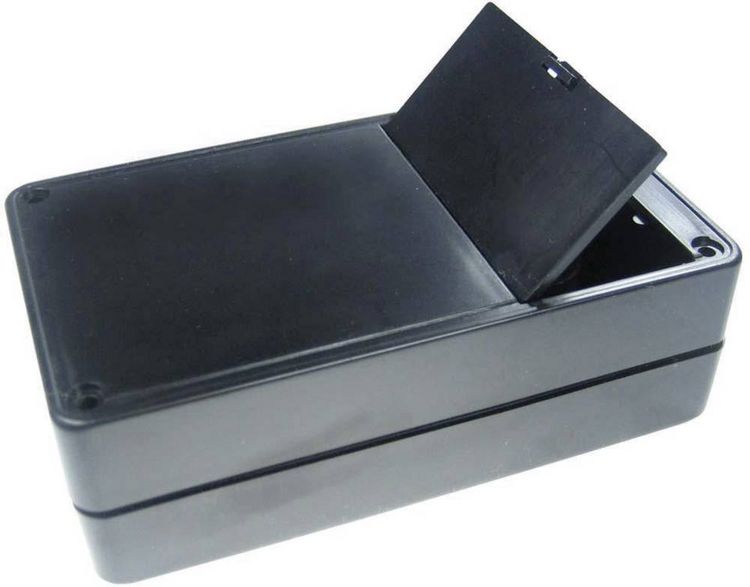 Produktbild: Kemo G02B Universal-Geh&auml;use 123 x 72 x 39 Kunststoff Schwarz 1St.