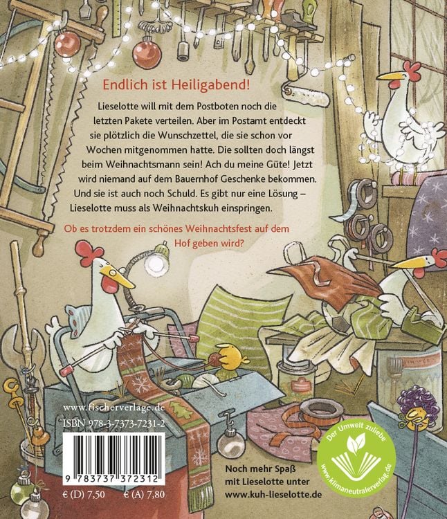 Produktbild: Lieselotte Weihnachtskuh Mini