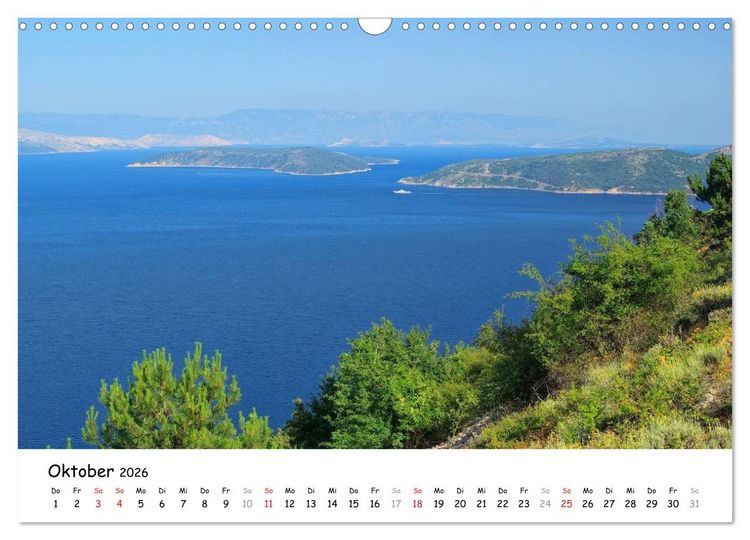 Produktbild: Istrien (Wandkalender 2026 DIN A3 quer), CALVENDO Monatskalender