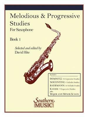 Produktbild: Melodious and Progressive Studies for Saxophone - Book 1 Saxophone Sheet Music Songbook for Developing Students Technical and Expressive Etudes Woodwind Practice Method for Beginner