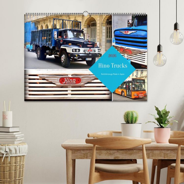 Produktbild: Hino Trucks - Nutzfahrzeuge Made in Japan (Wandkalender 2026 DIN A2 quer), CALVENDO Monatskalender