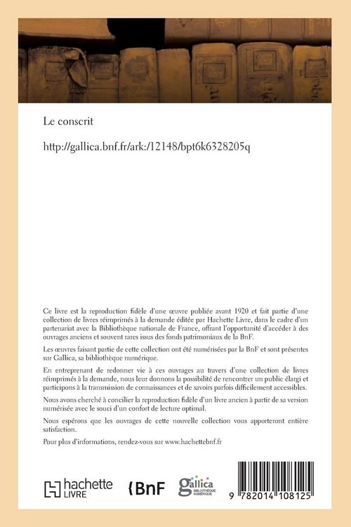 Produktbild: Le conscrit