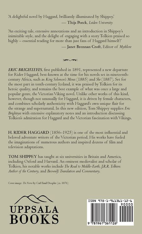 Produktbild: The Saga of Eric Brighteyes (Ed. Tom Shippey - Uppsala Books)
