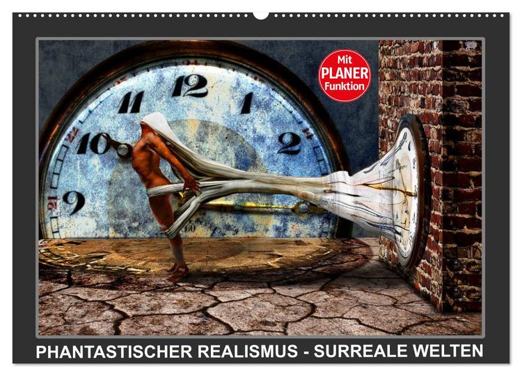 Produktbild: PHANTASTISCHER REALISMUS - SURREALE WELTEN (Wandkalender 2026 DIN A2 quer), CALVENDO Monatskalender