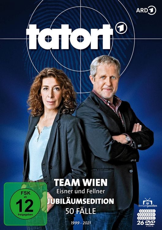 Produktbild: Tatort Wien - Staffeln 1-4 Jubil&auml;umsedition: Eisner und Fellner ermitteln (Fall 1-50) 1999-2021 [26 DVDs]