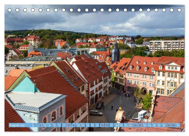 Produktbild: Residenzstadt Gotha - Reise durch das sch&ouml;ne Th&uuml;ringen (Tischkalender 2026 DIN A5 quer), CALVENDO Monatskalender