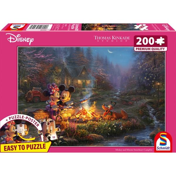 Produktbild: Disney Mickey and Minnie Sweatheart Campfire 200 Teile